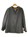 【中古】COMOLI◆22ss/ワークジャケット/テーラードジャケット/2/コットン/BLK【メンズウェア】