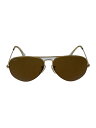 【中古】Ray-Ban◆サングラス/ティアドロップ/チタン/GLD/B...(4)