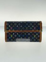【中古】LOUIS VUITTON◆ポルト・トレゾール・インターナショナル_モノグラム・マルチカラー_マルチカラー/PVC/マルチカラー/レディース//【服飾雑貨他】(4)