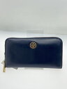 【中古】TORY BURCH◆長財布/レザー/NVY/レディース【服飾雑貨他】