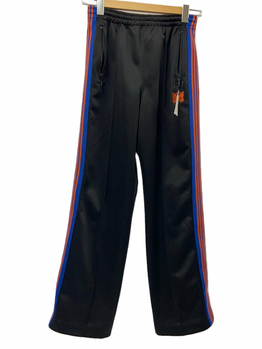 【中古】Needles◆Tokyo別注/TRACK PANTS/ボトム/XS/ポリエステル/BLK/LQ400【メンズウェア】