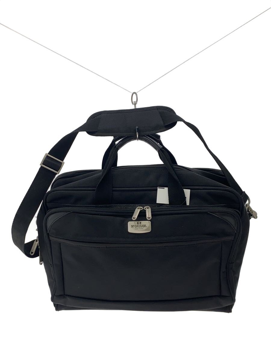 【中古】McGREGOR◆ブリーフケース/ナイロン/BLK【バッグ】