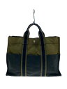 【中古】HERMES◆フールトゥ/トートバッグ/キャンバス/KHK//【バッグ】(4)