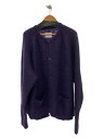 【中古】stein◆カーディガン(厚手)/L/ウール/PUP/st.445/KID MOHAIR CARDIGAN【メンズウェア】