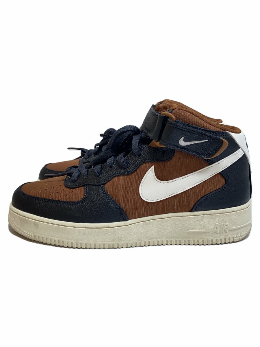 【中古】NIKE◆AIR FORCE 1 MID_エア フォース 1 ミッド/30cm/BRW【シューズ】