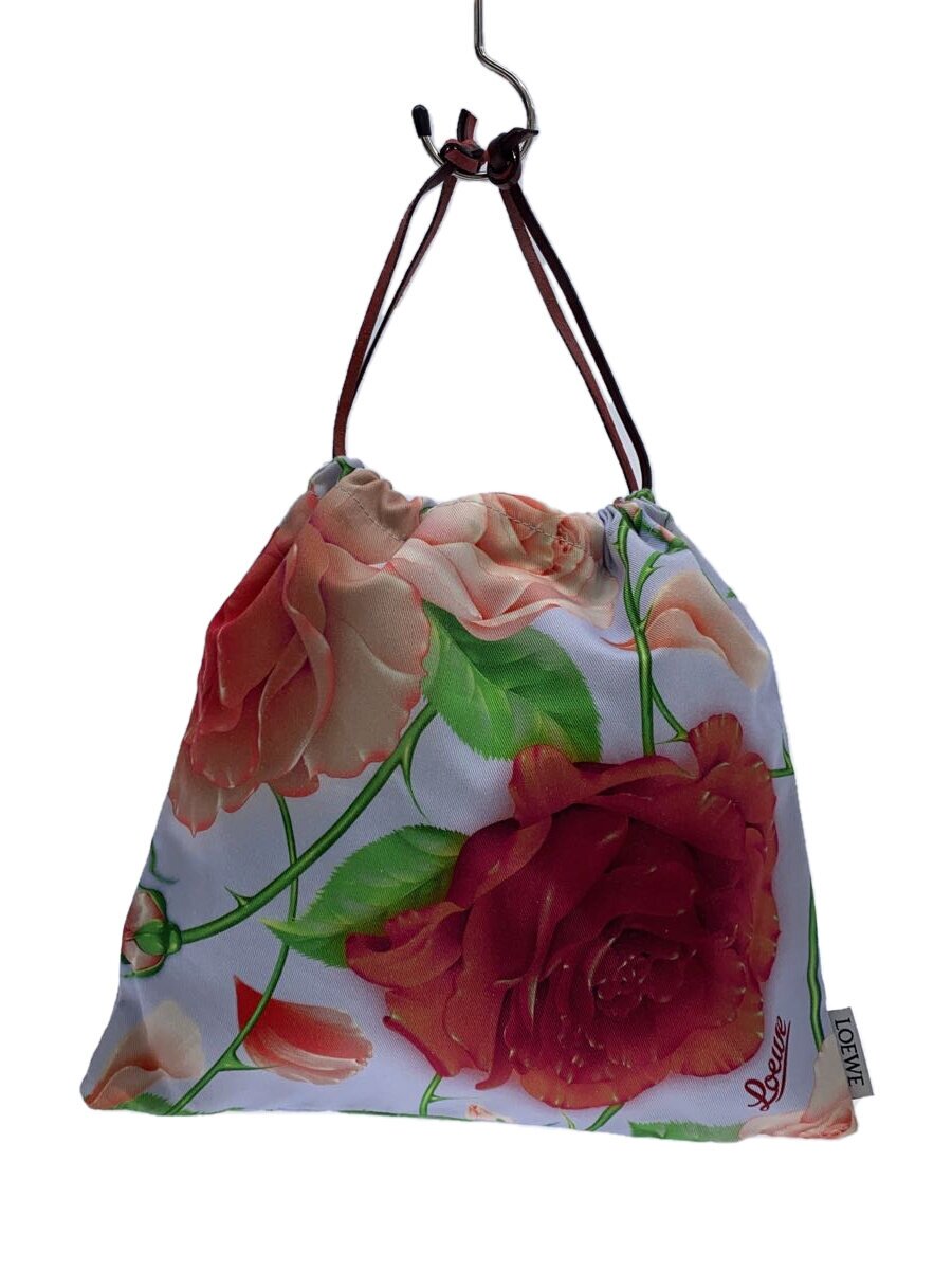 LOEWE - 【中古】LOEWE◆Paulas Ibiza/ポーチ/キャンバス/BLU/花柄【バッグ】