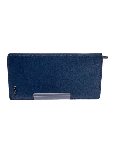 【中古】FURLA◆長財布/レザー/ネイビー/レディース/カード/ポケット多数【服飾雑貨他】 【中古】FURLA◆長財布/レザー/ネイビー/レディース/カード/ポケット多数【服飾雑貨他】