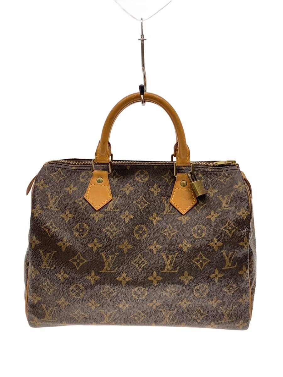 【ブランド】LOUIS VUITTON 【ブランドカナ】ルイヴィトン 【型番】M41108 【程度】B 【サイズ】 【メインカラー】ブラウン 【素材・生地】PVC（ビニール） 【キーワード】　　 2025/11/17 セカンドストリート草加店【2028】【中古】LOUIS VUITTON◆2)スピーディ30_モノグラム・キャンバス/PVC/BRW【バッグ】 ブランド LOUIS VUITTON 型番 M41108 カラー ブラウン 柄 素材・生地 PVC（ビニール）>色・素材について サイズ >サイズ表示について 実寸（cm） 【バッグ】 マチ：17.5 / 高さ：22 / 幅：30 / 持ち手：28.5 【その他】 その他サイズ：/ 商品は　セカンドストリート草加店の店頭にて販売しております。商品に関するお問合わせは、お電話(TEL:048-920-3333)にて、問合わせ番号：2320284601617をお伝えください。 配送方法やお支払い方法に関するお問い合わせは、サポートセンターまでご連絡をお願いします。 ※お電話の対応は営業時間内のみとなります。お問い合わせフォームでお問い合わせの際はご注文番号をご記入下さい