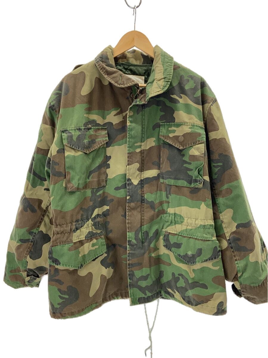 Rakuten - 【中古】US.ARMY◆M-65/ラベル剥がれ/ミリタリージャケット/M/KHK/カモフラ【メンズウェア】