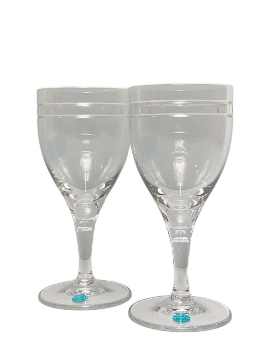 【中古】TIFFANY&Co.◆アトラスワイングラス/2点セット/クリア/ペアグラス/ペアワイングラス【キッチン用品】