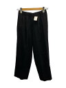 【中古】かぐれ◆ウールサキソニーイージートラウザーパンツ/FREE/ウール/BLK/GA37-24M015【レディースウェア】