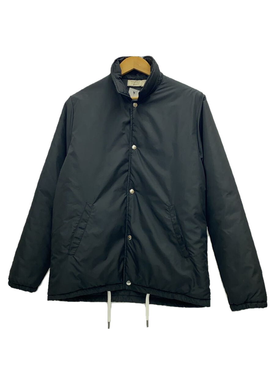 【中古】MAISON KITSUNE◆ナイロンジャケット/S/ポリエステル/BLK/無地/FW17U105【メンズウェア】