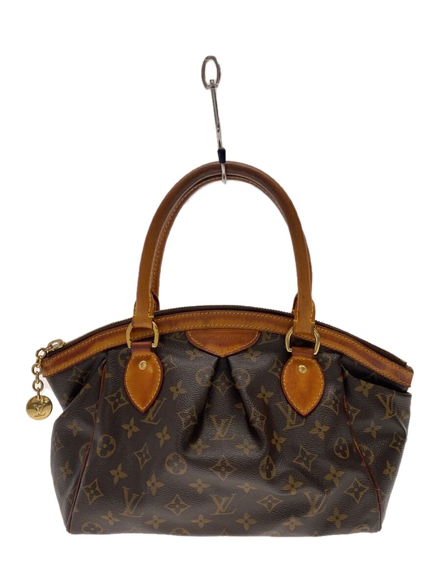 Rakuten - 【中古】LOUIS VUITTON◆ティヴォリPM_モノグラム・キャンバス_BRW/PVC/BRW【バッグ】