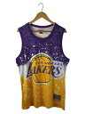 【中古】mitchell&ness◆タンクトップ/XL/ポリエステル/PUP【メンズウェア】