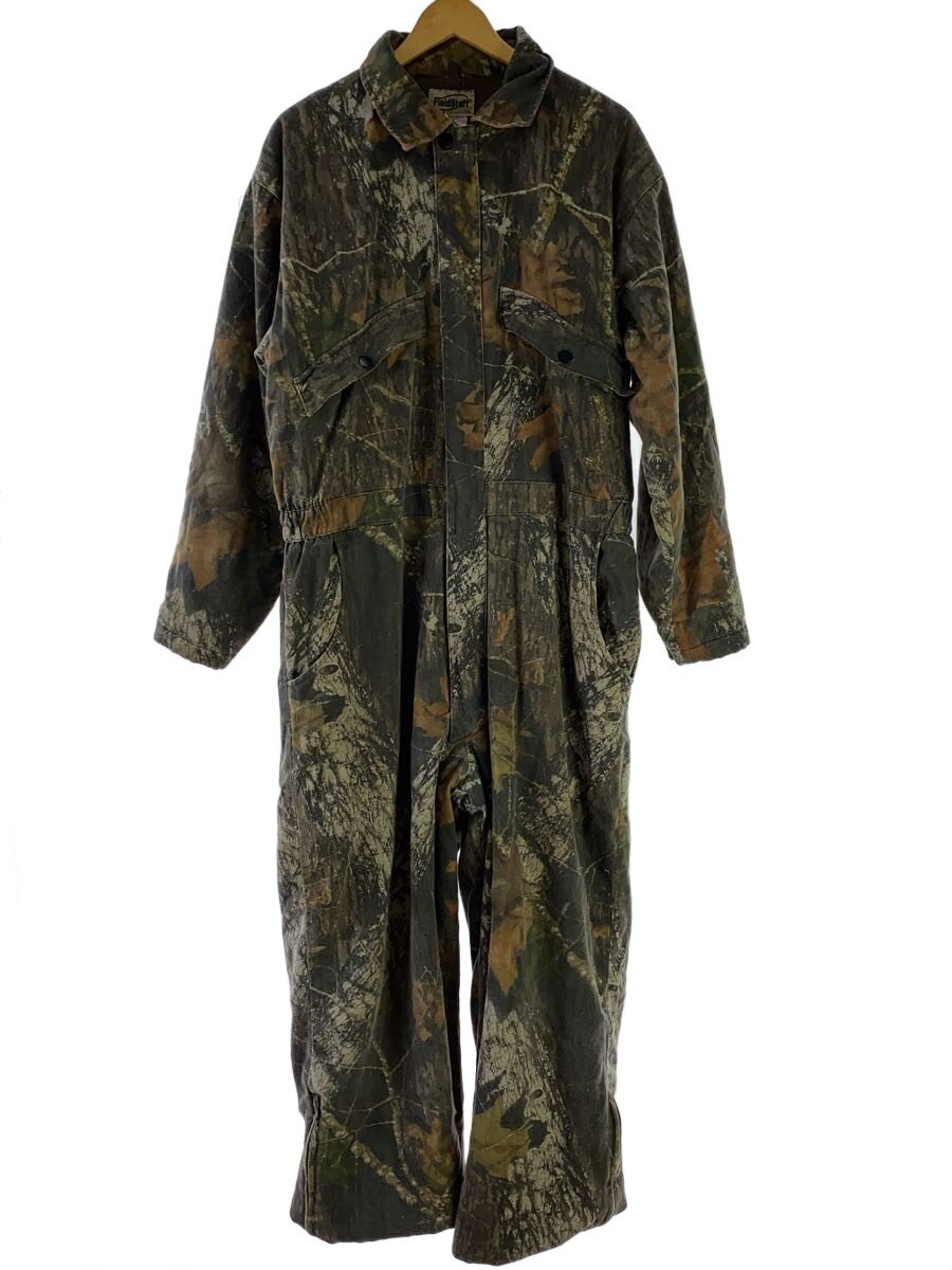 【中古】FieldStaff/オーバーオール/L/コットン/KHK/カモフラ/WMF038【メンズウェア】