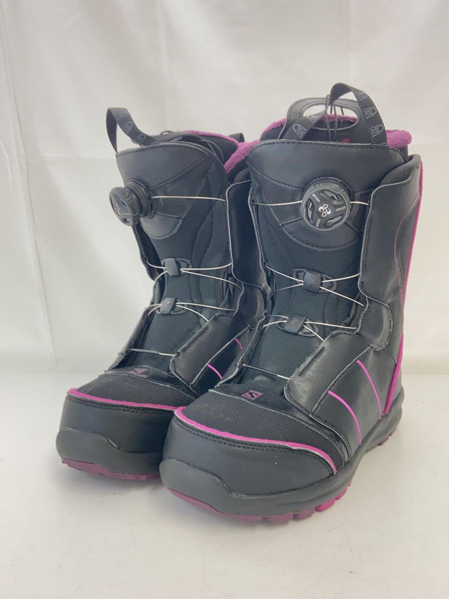 【中古】salomon スノーボードブーツ/25cm/BOA/BLK/PEARL BOA【スポーツ】