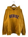 【中古】Keboz◆FREAKS STORE別注/センターロゴ/パーカー/XL/コットン/YLW/213-1254//【メンズウェア】