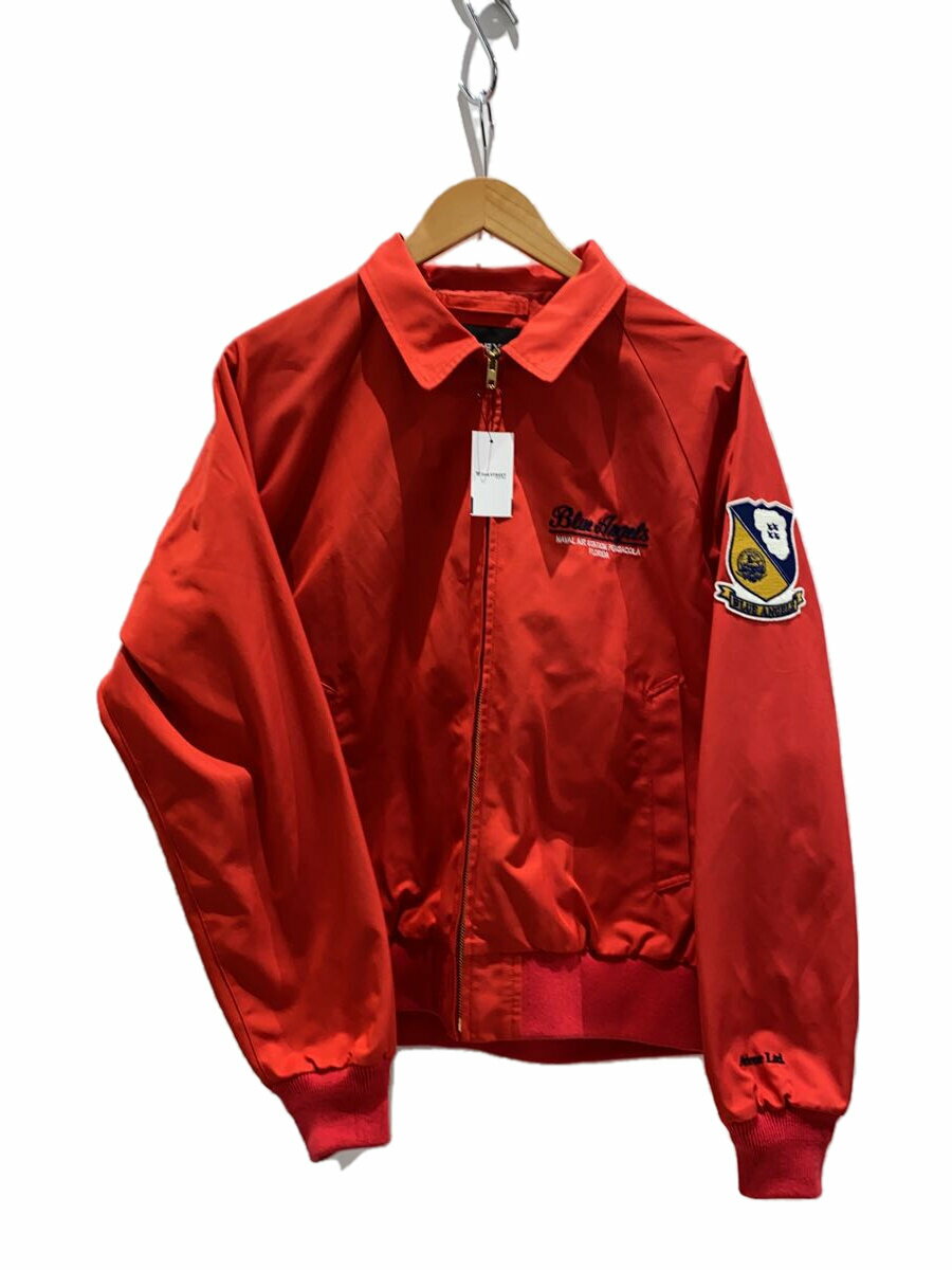 【中古】AVIREX◆ジャケット/L/コットン/RED/783-4152006【メンズウェア】