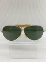 【中古】Ray-Ban◆サングラス/ティアドロップ/メタル/GLD/GRN/メンズ【服飾雑貨他】(4)