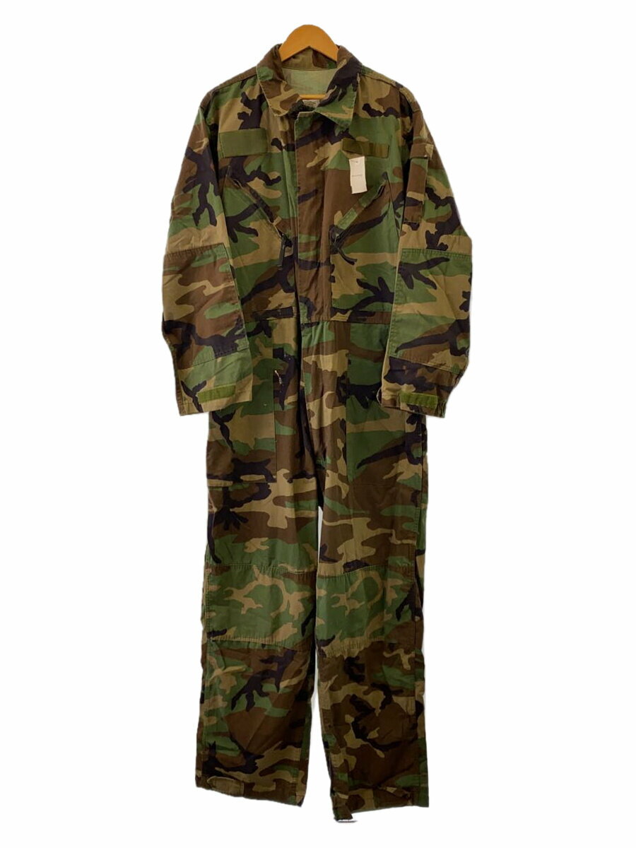 【中古】MILITARY◆ミリタリー/オールインワン/L/コットン/カーキ/カモフラ/8415-01-414-1862【メンズウェア】