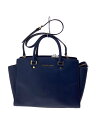 【中古】MICHAEL KORS◆2WAY/サッチェル/バッグ/レザー/BLU【バッグ】