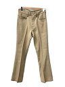 【中古】JieDa◆FLARE PANTS フレアパンツ/1/ポリエステル/BEG/Jie-STD-PT06【メンズウェア】