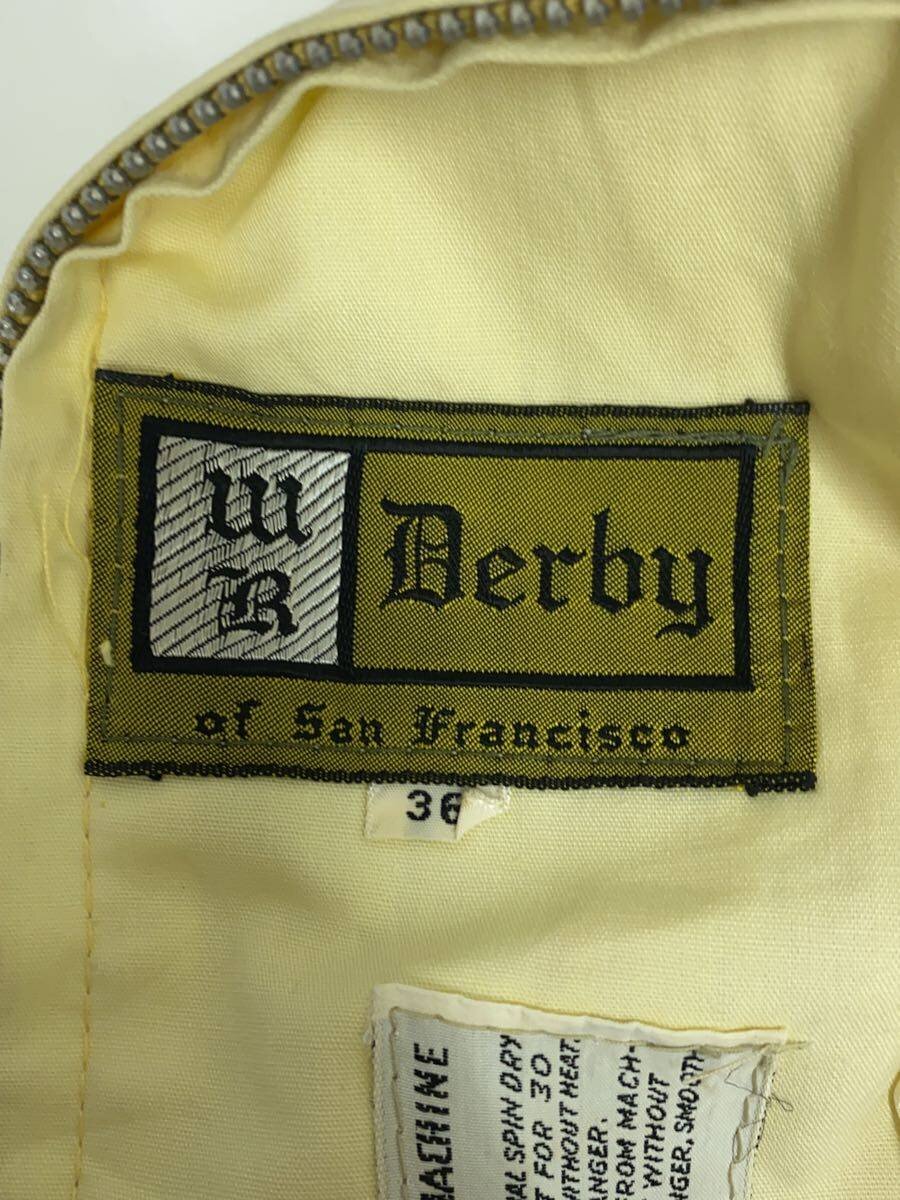 【中古】60s/Derby of Francisco/ダービージャケット/36/コットン/YLW【メンズウェア】