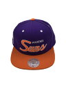 【中古】mitchell&ness◆キャップ/FREE/ウール/PUP/無地/メンズ/ミッチェルアンドネス/PHOENIX SUNS【服飾雑貨他】