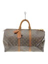 【中古】LOUIS VUITTON◆キーポル50_モノグラム・キャンバス_BRW/PVC/BRW【バッグ】
