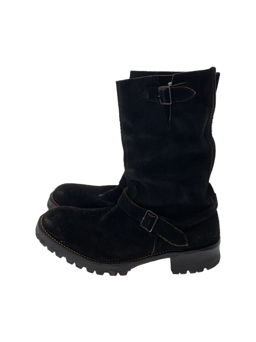 【中古】THEE OLD CIRCUS◆エンジニアブーツ/43/BLK/スウェード//【シューズ】