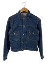 【中古】Levi’s◆VT/50s/XX/507/2nd/革パッチ期/Gジャン/--/デニム/IDG/80パーセント【メンズウェア】