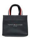 【中古】TOMMY HILFIGER◆バッグ/--/BLK/モノグラム/M156930012【バッグ】