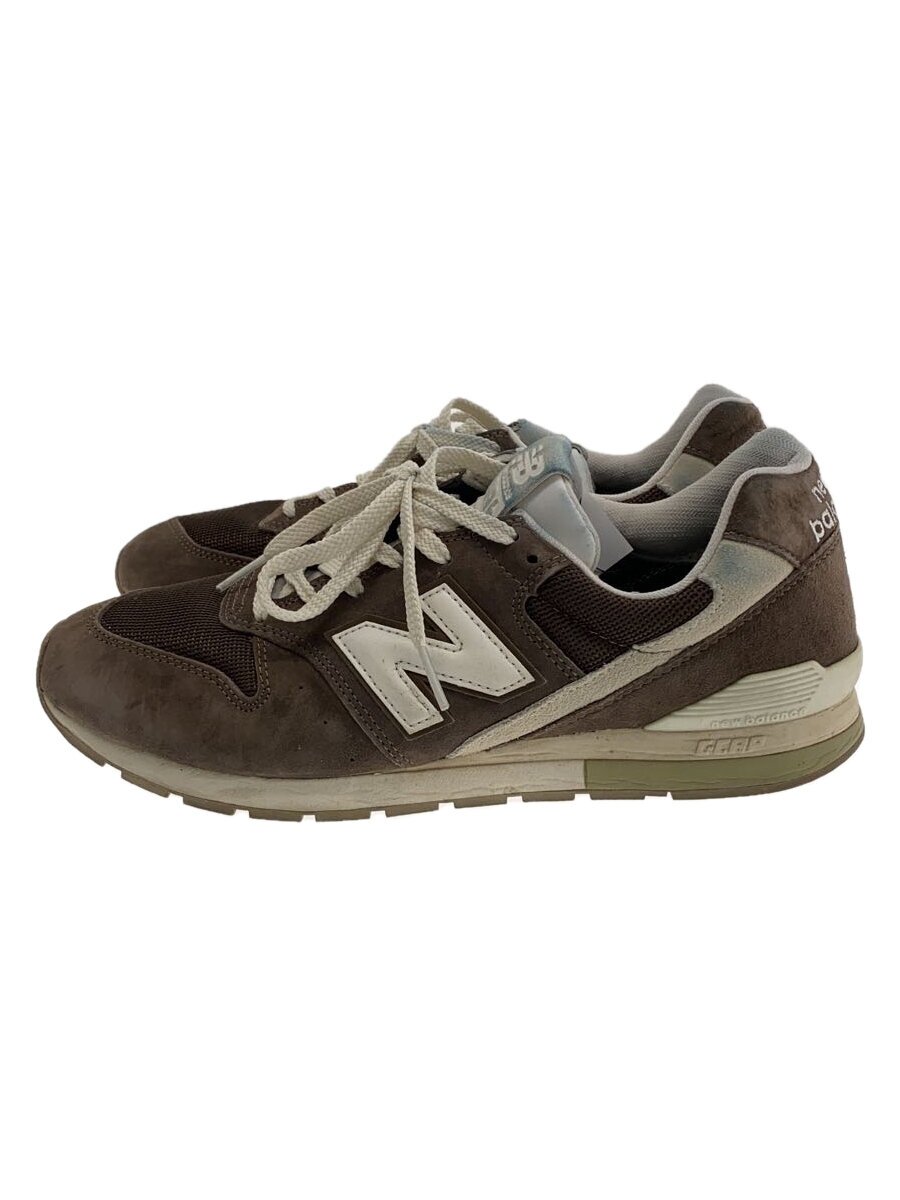 【中古】NEW BALANCE◆CM996/ブラウン/28cm/BRW/スウェード【シューズ】