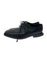 【中古】BALENCIAGA◆スクエアトゥダービーシューズ/42/BLK/617640【シューズ】
