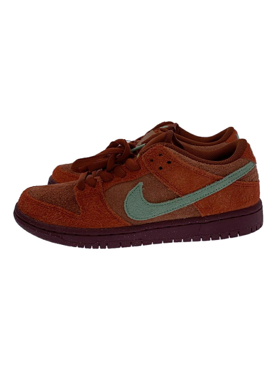 【中古】NIKE◆DUNK LOW PRO PREMIUM/24cm/ORN/スウェード【シューズ】
