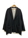 【中古】Graphpaper◆Wool Twill Washer Jacket/2/ウール/BLK/無地/GM241-20047【メンズウェア】