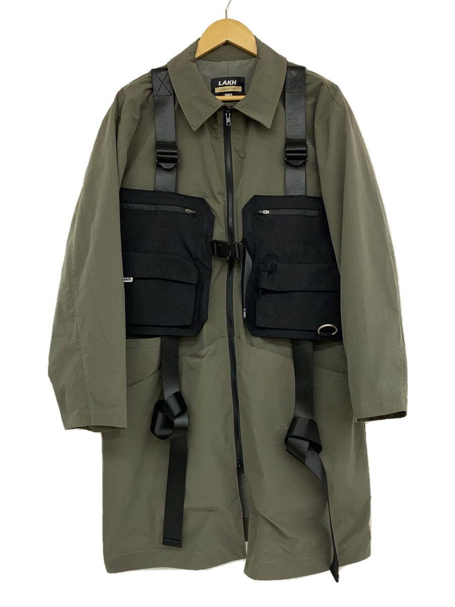 【中古】LAKH SUPPLY◆コート/M/コットン/KHK/無地【メンズウェア】