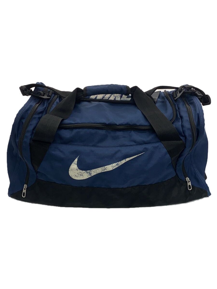 【中古】NIKE◆ボストンバッグ/ポリエステル/NVY/無地【バッグ】