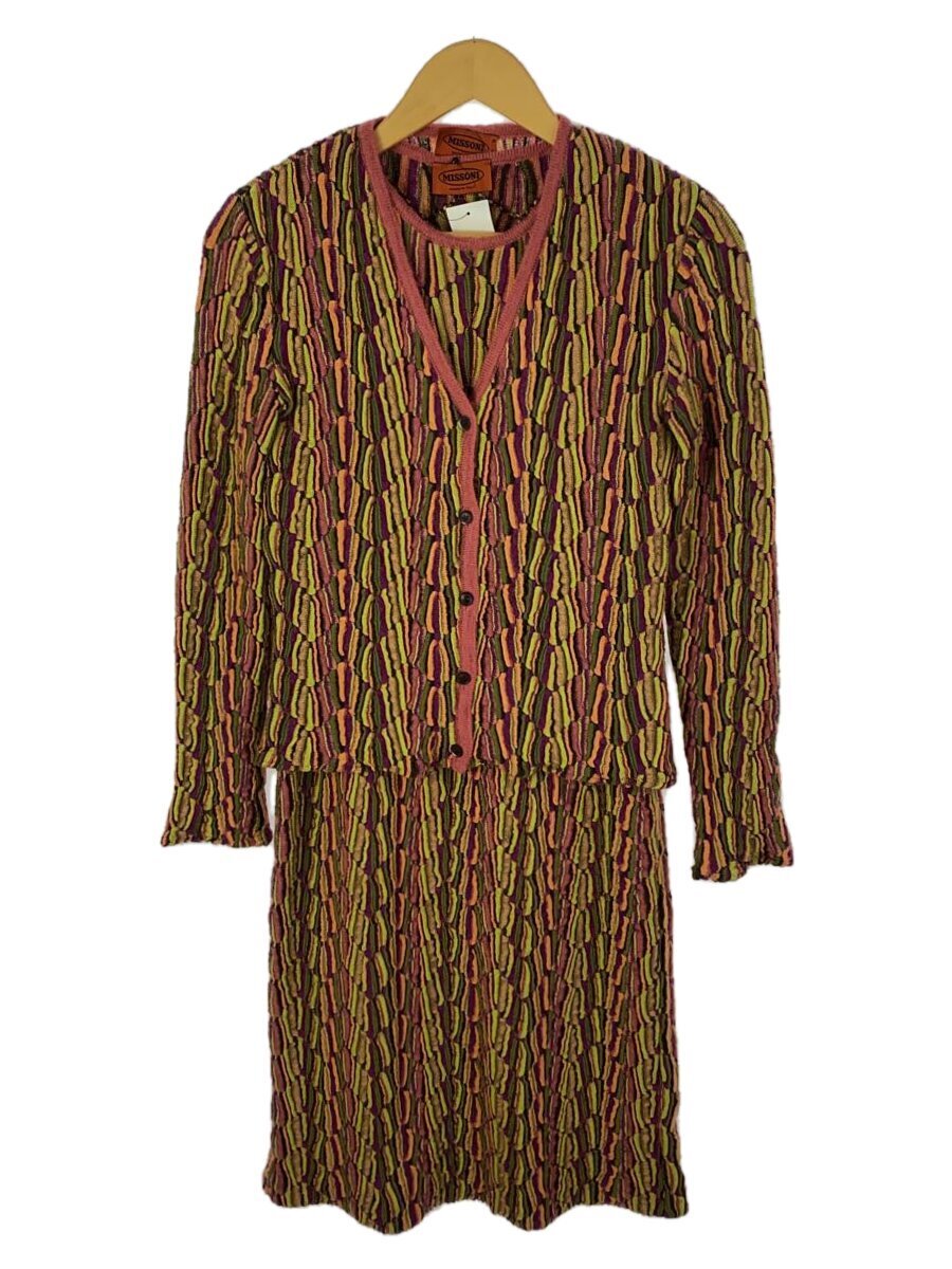 【中古】MISSONI◆ミッソーニ/セットアップ/--/ウール/マルチカラー【レディースウェア】