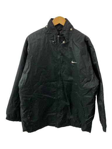 【中古】NIKE◆ジャケット/M/ポリエステル/BLK/無地//【メンズウェア】 【中古】NIKE◆ジャケット/M/ポリエステル/BLK/無地//【メンズウェア】