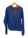 【中古】THRASHER◆パーカー/M/コットン/BLU/081852700701/SKATEBOARD MAGAZINE【レディースウェア】(4)