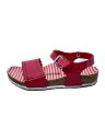 【中古】BIRKENSTOCK◆キッズ靴/19cm/サンダル/RED【キッズ】