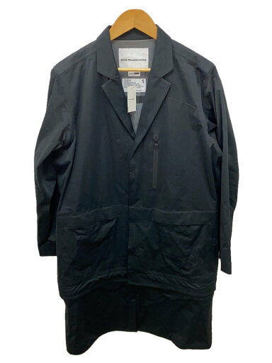 【中古】WHITE MOUNTAINEERING◆SAITOS 3L TECHNICAL SHIRT COAT/1/ポリエステル/BLK/WM1971202【メンズウェア】 【中古】WHITE MOUNTAINEERING◆SAITOS 3L TECHNICAL SHIRT COAT/1/ポリエステル/BLK/WM1971202【メンズウェア】