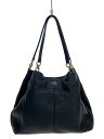 【中古】COACH◆ショルダーバッグ/レザー/BLK/無地/D1757-F57545【バッグ】