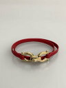 【中古】Salvatore Ferragamo◆ブレスレット/--/RED/レディース【服飾雑貨他】