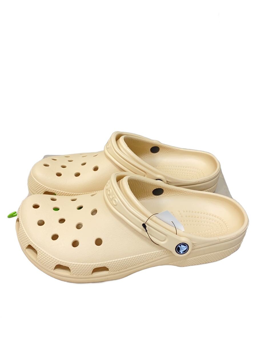 Crocs - 【中古】crocs◆サンダル/bone/--/BEG/ベージュ【シューズ】