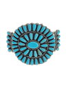 【中古】NAVAJO◆ズニ族/PB刻印/ターコイズ/クラスター/ニードルポイント/バングル/カラーストーン//【服飾雑貨他】