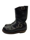 【中古】RED WING◆PT99/エンジニアブーツ/US8.5/BLK/レザー/キズ有//【シューズ】
