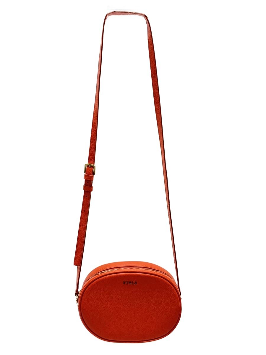 Furla - 【中古】FURLA◆ショルダーバッグ/--/ORN/無地/8050560609726【バッグ】