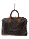 【中古】LOUIS VUITTON◆1)スピーディ25_モノグラム・キャンバス_BRW/PVC/BRW【バッグ】(4)